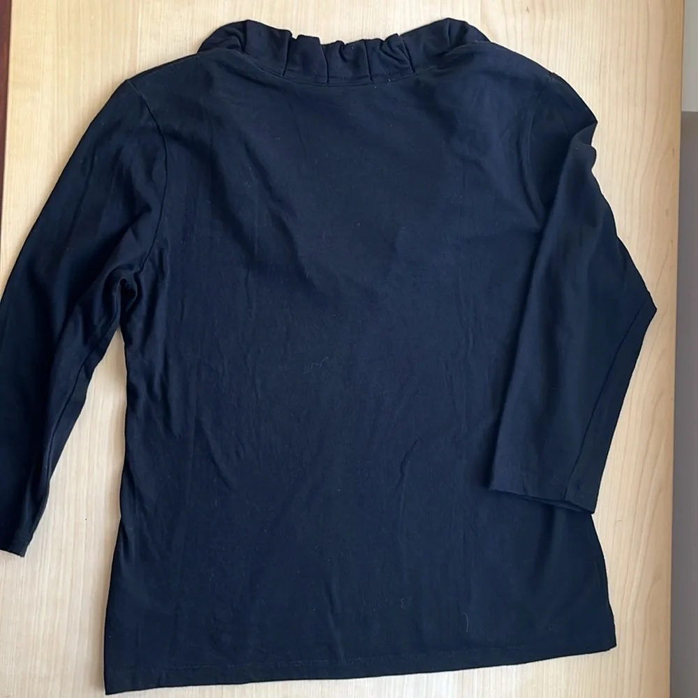 Talbots Ruffle Top Small - Picture 2 of 6
